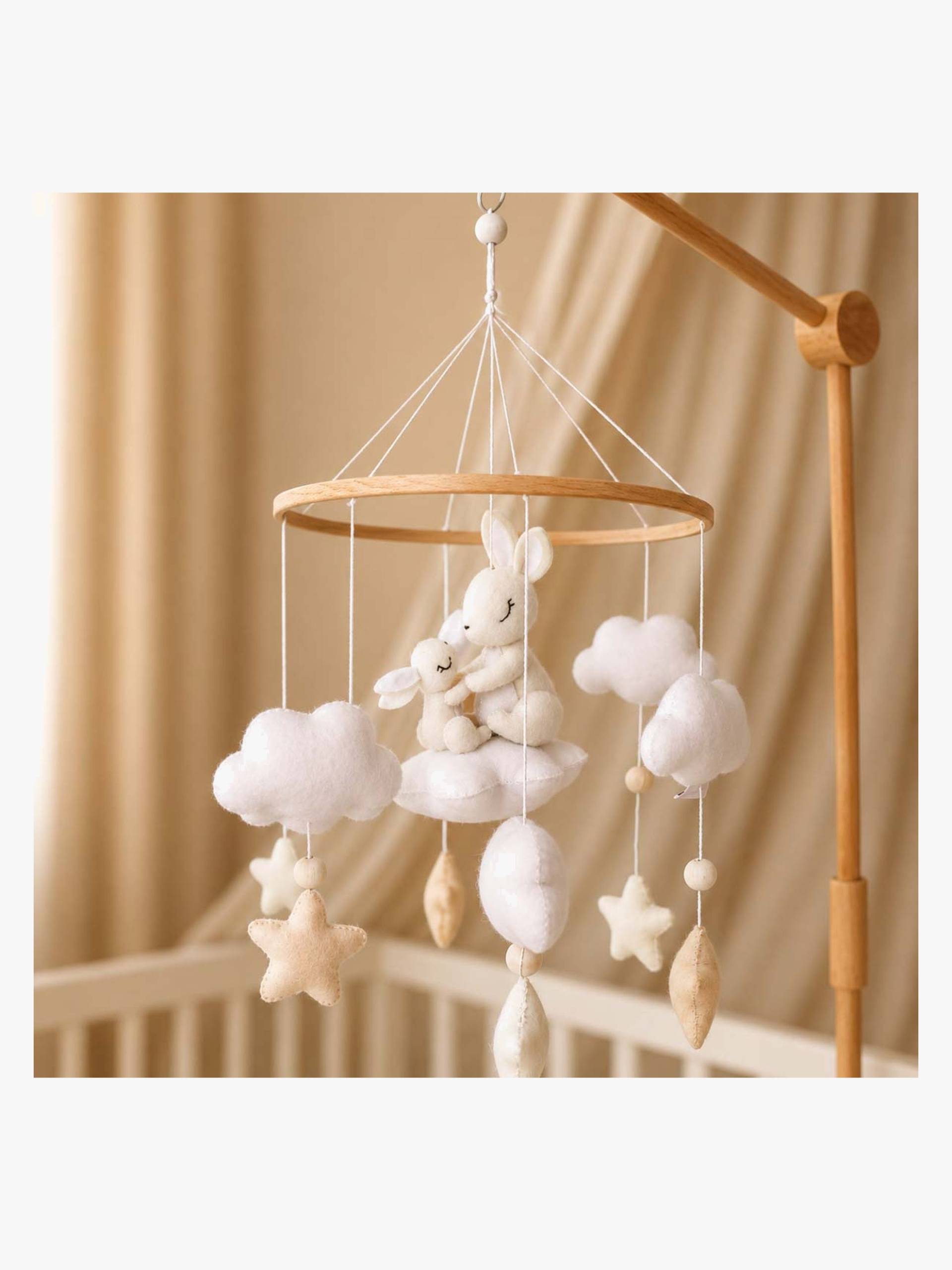 Little Loua Babymobile, Hase Mutter Mit Baby Little Loua Babymobile, Hase Mutter Mit Baby von Little Loua