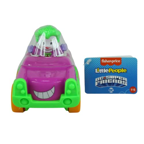 Fisher-Price Little People DC Super Friends Wheelies Large 13 cm – inklusive Joker & Jokermobile Fisher-Price Little People DC Super Friends Wheelies Large 13 cm – inklusive Joker & Jokermobile von Little People