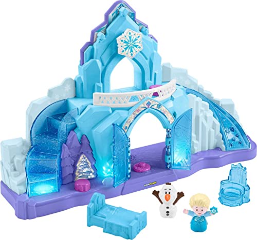 Little People Kids can Recreate The Magic of Disney's Frozen with This Castle playset Featuring ELSA and Olaf, Dazzling Lights, Sounds, and The hit Song 'Let It Go'!, GGV29 von Little People