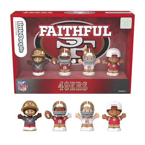 Little People Kompatibel mit San Francisco 49ers NFL Collector Figure Set von Little People