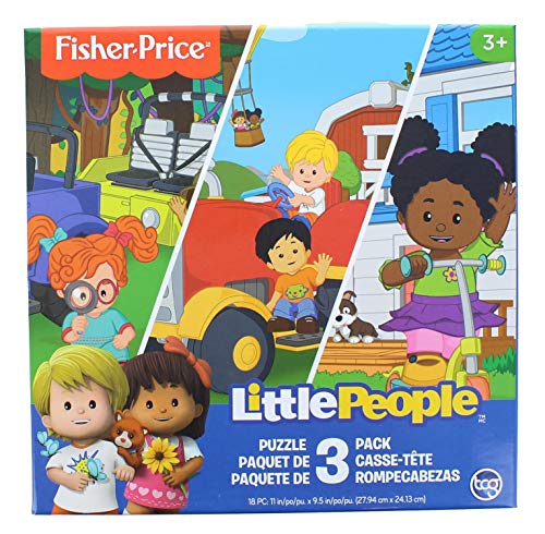 The Canadian Group Fisher-Price Little People Puzzle, 18-teilig, 3 Stück The Canadian Group Fisher-Price Little People Puzzle, 18-teilig, 3 Stück von Little People