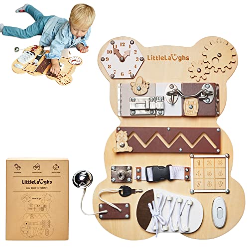 Motorikbrett Baby | Montessori Busy Board | Activity Board ab 1 Jahr | Montessori Brett ab 2 Jahre | Pädagogisch und Interaktiv | Motorik Wandspielzeug | Aktivität Board Für Kleinkinder (Version 2) Motorikbrett Baby | Montessori Busy Board | Activity Board ab 1 Jahr | Montessori Brett ab 2 Jahre | Pädagogisch und Interaktiv | Motorik Wandspielzeug | Aktivität Board Für Kleinkinder (Version 2) von LittleLaughs