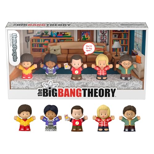 Little People Collector The Big Bang Theory Sondereditionsset in einer Geschenkbox für Sammler, für Erwachsene und Fans, 5 Figuren, HYT47, HYT47 von Little People COLLECTOR