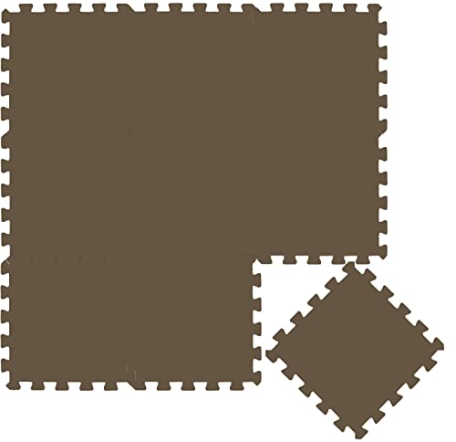 LittleTom 9 Teile Spielmatte Baby ab Null - 30x30 Schaumstoff Puzzlematte Kinder Isomatte Baby Spielteppich Outdoor - Puzzle Teppich Matte Baby Krabbelmatte Abwaschbar Bodenschutzmatte Kinderzimmer von LittleTom