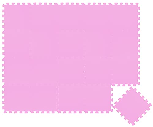 LittleTom 18 Teile Spielmatte Baby Puzzlematte ab Null - 30 x 30 cm Krabbelmatte Bodenmatte Kinder - Puzzle Teppich Kinderzimmer Matte - Outdoor Bodenschutzmatte Spielteppich Eva Schaumstoff Isomatte von LittleTom