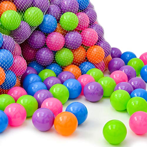 LittleTom 9000 Bällebadbälle 6 cm Bunte Bällebad Bälle Spielbälle Babybälle Pastell von LittleTom