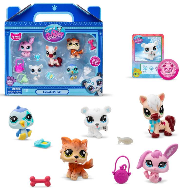 Littlest Pet Shop Winter Besties Figurenset 5er-Pack von Littlest Pet Shop