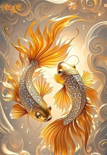 Puzzle 100 Teile EIN Herausforderndes Rätsel Pädagogisches Spielzeug Geschenke Klassische Goldener Koi Puzzles Für Erwachsene,Jigsaw Puzzle für Die Ganze Familie 40x28 cm von Lituor