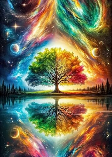 Puzzle 1000 Teile,Puzzle für Erwachsene,EIN Herausforderndes Rätsel,Puzzles 1000 Teile Erwachsene,Puzzlespiele Für Die Ganze Familie Geschenke,Aurora Baum des Lebens von Lituor