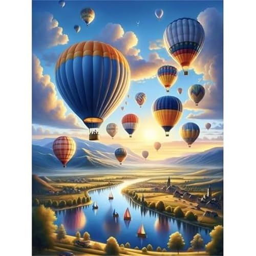 Puzzle 1000 Teile,Puzzle für Erwachsene,EIN Herausforderndes Rätsel,Puzzles 1000 Teile Erwachsene,Puzzlespiele Für Die Ganze Familie Geschenke,Malerische Heißluftballonfahrt von Lituor