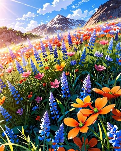 Puzzle 1000 Teile,Puzzle für Erwachsene,EIN Herausforderndes Rätsel,Puzzles 1000 Teile Erwachsene,Puzzlespiele Für Die Ganze Familie Geschenke,Wildblumen von Lituor