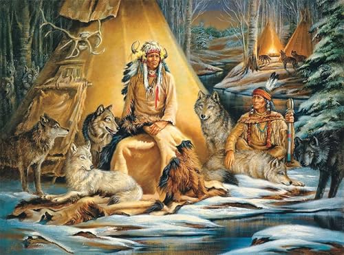 Puzzle 1000 Teile EIN Herausforderndes Rätsel Pädagogisches Spielzeug Geschenke Klassische Alte Indianer Puzzles Für Erwachsene,Jigsaw Puzzle für Die Ganze Familie 75x50 cm Puzzle 1000 Teile EIN Herausforderndes Rätsel Pädagogisches Spielzeug Geschenke Klassische Alte Indianer Puzzles Für Erwachsene,Jigsaw Puzzle für Die Ganze Familie 75x50 cm von Lituor