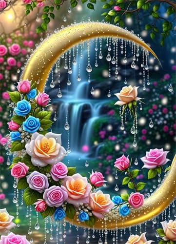 Puzzle 1000 Teile EIN Herausforderndes Rätsel Pädagogisches Spielzeug Geschenke Klassische Fantastische Rosenlandschaft Puzzles Für Erwachsene,Jigsaw Puzzle für Die Ganze Familie 75x50 cm von Lituor