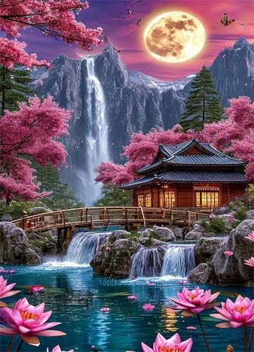 Puzzle 1000 Teile EIN Herausforderndes Rätsel Pädagogisches Spielzeug Geschenke Klassische Malerische Wasserfall-Cottage-Brücke Puzzles Für Erwachsene,Jigsaw Puzzle für Die Ganze Familie 75x50 cm Puzzle 1000 Teile EIN Herausforderndes Rätsel Pädagogisches Spielzeug Geschenke Klassische Malerische Wasserfall-Cottage-Brücke Puzzles Für Erwachsene,Jigsaw Puzzle für Die Ganze Familie 75x50 cm von Lituor
