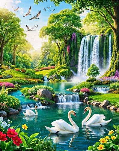Puzzle 1000 Teile EIN Herausforderndes Rätsel Pädagogisches Spielzeug Geschenke Klassische Natürlicher Wasserfall Schwäne Puzzles Für Erwachsene,Jigsaw Puzzle für Die Ganze Familie 75x50 cm Puzzle 1000 Teile EIN Herausforderndes Rätsel Pädagogisches Spielzeug Geschenke Klassische Natürlicher Wasserfall Schwäne Puzzles Für Erwachsene,Jigsaw Puzzle für Die Ganze Familie 75x50 cm von Lituor