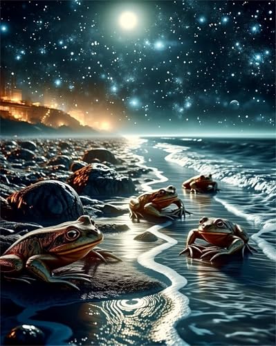 Puzzle 1000 Teile EIN Herausforderndes Rätsel Pädagogisches Spielzeug Geschenke Klassische Starlight Strandfrosch Puzzles Für Erwachsene,Jigsaw Puzzle für Die Ganze Familie 75x50 cm Puzzle 1000 Teile EIN Herausforderndes Rätsel Pädagogisches Spielzeug Geschenke Klassische Starlight Strandfrosch Puzzles Für Erwachsene,Jigsaw Puzzle für Die Ganze Familie 75x50 cm von Lituor