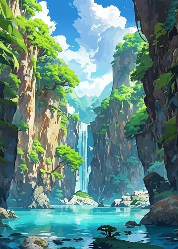Puzzle 1200 Teile,Puzzle für Erwachsene,EIN Herausforderndes Rätsel,Puzzles 1200 Teile Erwachsene,Puzzlespiele Für Die Ganze Familie Geschenke,Canyon-Wasserfall Puzzle 1200 Teile,Puzzle für Erwachsene,EIN Herausforderndes Rätsel,Puzzles 1200 Teile Erwachsene,Puzzlespiele Für Die Ganze Familie Geschenke,Canyon-Wasserfall von Lituor