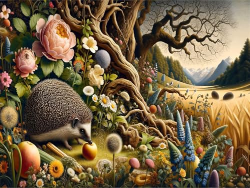 Puzzle 1200 Teile EIN Herausforderndes Rätsel Pädagogisches Spielzeug Geschenke Klassische Blume Baum Landschaft Igel Puzzles Für Erwachsene,Jigsaw Puzzle für Die Ganze Familie 75x50 cm Puzzle 1200 Teile EIN Herausforderndes Rätsel Pädagogisches Spielzeug Geschenke Klassische Blume Baum Landschaft Igel Puzzles Für Erwachsene,Jigsaw Puzzle für Die Ganze Familie 75x50 cm von Lituor