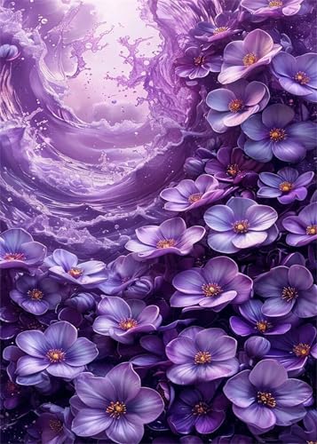 Puzzle 1200 Teile EIN Herausforderndes Rätsel Pädagogisches Spielzeug Geschenke Klassische Lila Blumenwellen Puzzles Für Erwachsene,Jigsaw Puzzle für Die Ganze Familie 75x50 cm Puzzle 1200 Teile EIN Herausforderndes Rätsel Pädagogisches Spielzeug Geschenke Klassische Lila Blumenwellen Puzzles Für Erwachsene,Jigsaw Puzzle für Die Ganze Familie 75x50 cm von Lituor