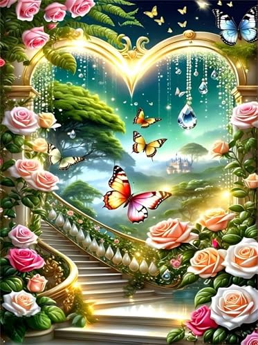 Puzzle 1200 Teile EIN Herausforderndes Rätsel Pädagogisches Spielzeug Geschenke Klassische Rosen-Schmetterlings-Torbogen Puzzles Für Erwachsene,Jigsaw Puzzle für Die Ganze Familie 75x50 cm Puzzle 1200 Teile EIN Herausforderndes Rätsel Pädagogisches Spielzeug Geschenke Klassische Rosen-Schmetterlings-Torbogen Puzzles Für Erwachsene,Jigsaw Puzzle für Die Ganze Familie 75x50 cm von Lituor