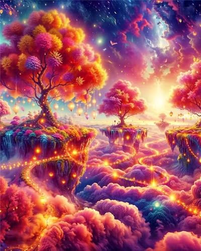 Puzzle 150 Teile,Puzzle für Erwachsene,EIN Herausforderndes Rätsel,Puzzles 150 Teile Erwachsene,Puzzlespiele Für Die Ganze Familie Geschenke,Märchenhafte Landschaftsbäume von Lituor