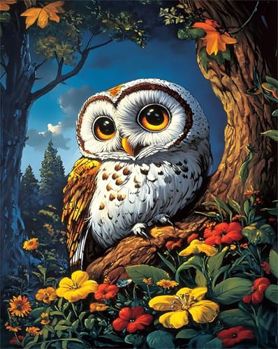 Puzzle 150 Teile,Puzzle für Erwachsene,EIN Herausforderndes Rätsel,Puzzles 150 Teile Erwachsene,Puzzlespiele Für Die Ganze Familie Geschenke,Süße Dschungel-Eule von Lituor