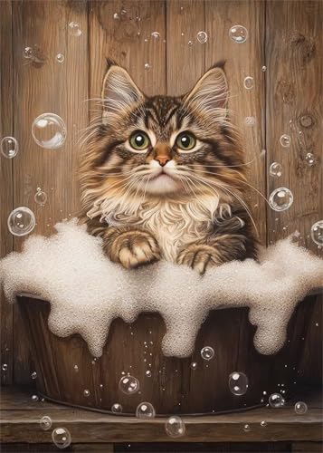 Puzzle 150 Teile EIN Herausforderndes Rätsel Pädagogisches Spielzeug Geschenke Klassische Badewannenkatze Puzzles Für Erwachsene,Jigsaw Puzzle für Die Ganze Familie 35x25 cm Puzzle 150 Teile EIN Herausforderndes Rätsel Pädagogisches Spielzeug Geschenke Klassische Badewannenkatze Puzzles Für Erwachsene,Jigsaw Puzzle für Die Ganze Familie 35x25 cm von Lituor