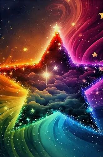 Puzzle 150 Teile EIN Herausforderndes Rätsel Pädagogisches Spielzeug Geschenke Klassische Bunte Sternenwolke Puzzles Für Erwachsene,Jigsaw Puzzle für Die Ganze Familie 35x25 cm von Lituor