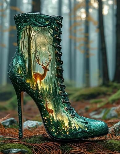 Puzzle 150 Teile EIN Herausforderndes Rätsel Pädagogisches Spielzeug Geschenke Klassische Fantasie High Heels Tiere Puzzles Für Erwachsene,Jigsaw Puzzle für Die Ganze Familie 35x25 cm von Lituor