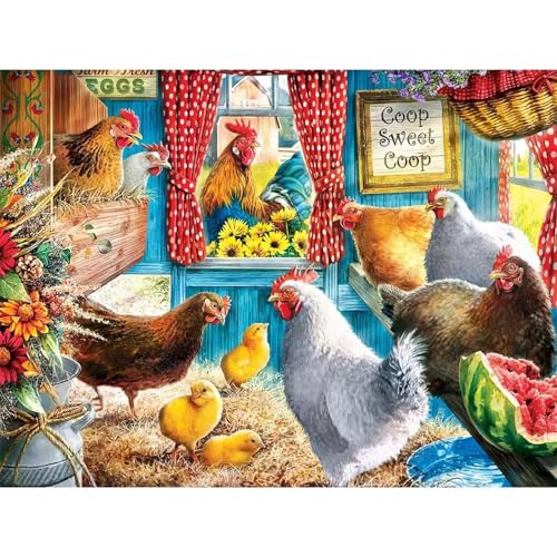 Puzzle 150 Teile EIN Herausforderndes Rätsel Pädagogisches Spielzeug Geschenke Klassische Hühnerstall Puzzles Für Erwachsene,Jigsaw Puzzle für Die Ganze Familie 35x25 cm Puzzle 150 Teile EIN Herausforderndes Rätsel Pädagogisches Spielzeug Geschenke Klassische Hühnerstall Puzzles Für Erwachsene,Jigsaw Puzzle für Die Ganze Familie 35x25 cm von Lituor