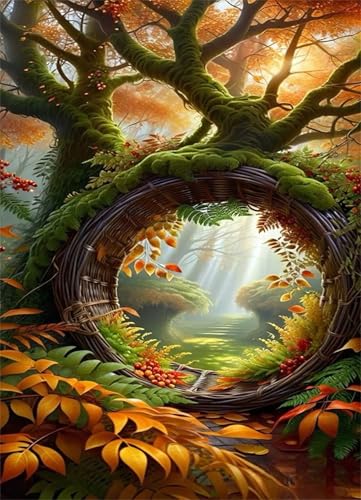 Puzzle 150 Teile EIN Herausforderndes Rätsel Pädagogisches Spielzeug Geschenke Klassische Waldlandschaft Puzzles Für Erwachsene,Jigsaw Puzzle für Die Ganze Familie 35x25 cm von Lituor