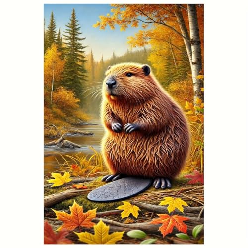 Puzzle 1500 Teile,Puzzle für Erwachsene,EIN Herausforderndes Rätsel,Puzzles 1500 Teile Erwachsene,Puzzlespiele Für Die Ganze Familie Geschenke,Herbstwald-Meerschweinchen von Lituor