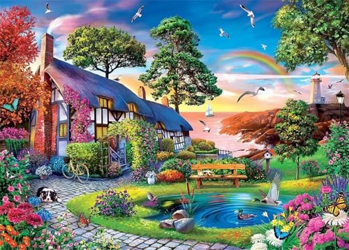 Puzzle 200 Teile EIN Herausforderndes Rätsel Pädagogisches Spielzeug Geschenke Klassische Cottage Tier Regenbogen Puzzles Für Erwachsene,Jigsaw Puzzle für Die Ganze Familie 35x25 cm Puzzle 200 Teile EIN Herausforderndes Rätsel Pädagogisches Spielzeug Geschenke Klassische Cottage Tier Regenbogen Puzzles Für Erwachsene,Jigsaw Puzzle für Die Ganze Familie 35x25 cm von Lituor