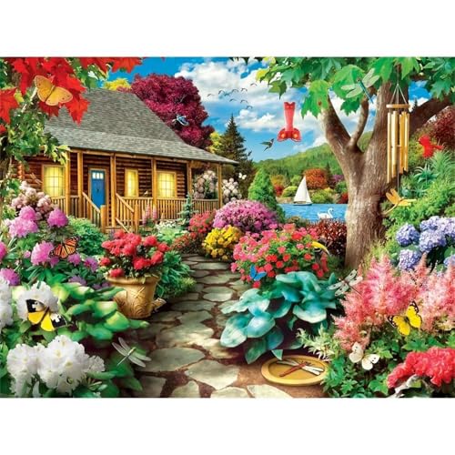 Puzzle 200 Teile EIN Herausforderndes Rätsel Pädagogisches Spielzeug Geschenke Klassische Gartenvilla-Landschaft Puzzles Für Erwachsene,Jigsaw Puzzle für Die Ganze Familie 35x25 cm Puzzle 200 Teile EIN Herausforderndes Rätsel Pädagogisches Spielzeug Geschenke Klassische Gartenvilla-Landschaft Puzzles Für Erwachsene,Jigsaw Puzzle für Die Ganze Familie 35x25 cm von Lituor