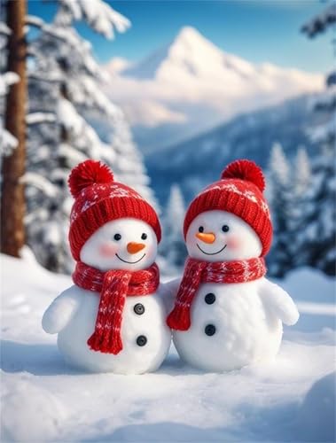 Puzzle 200 Teile EIN Herausforderndes Rätsel Pädagogisches Spielzeug Geschenke Klassische Süßer Schneemann Puzzles Für Erwachsene,Jigsaw Puzzle für Die Ganze Familie 35x25 cm von Lituor