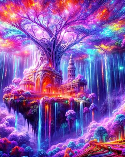 Puzzle 2000 Teile,Schloss des Lebensbaums Puzzle Erwachsene, EIN Herausforderndes Rätsel,Klassische Puzzles,Puzzlespiele für Die Ganze Familie Geschenke von Lituor