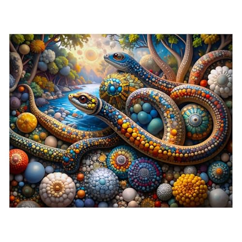 Puzzle 2000 Teile EIN Herausforderndes Rätsel Pädagogisches Spielzeug Geschenke Klassische Dschungelschlangen Puzzles Für Erwachsene,Jigsaw Puzzle für Die Ganze Familie 100x70 cm Puzzle 2000 Teile EIN Herausforderndes Rätsel Pädagogisches Spielzeug Geschenke Klassische Dschungelschlangen Puzzles Für Erwachsene,Jigsaw Puzzle für Die Ganze Familie 100x70 cm von Lituor