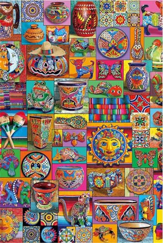 Puzzle 2000 Teile Erwachsene Bunte Mandalas,Klassische Jigsaw Puzzles 100x70 cm,Geschicklichkeitsspiel für die Ganze Familie, Puzzle Farbenfrohes Legespiel Home Dekoration von Lituor