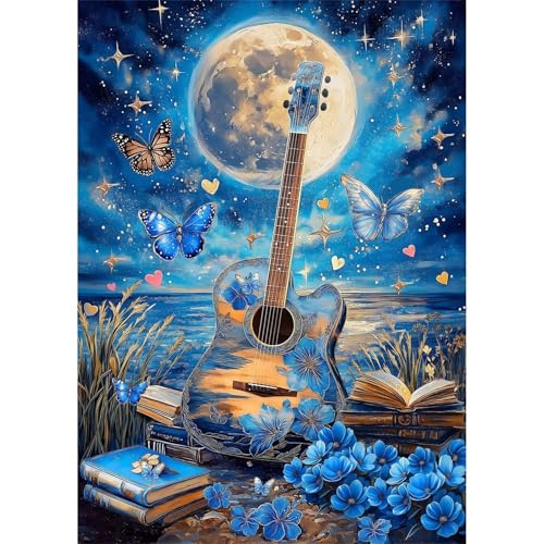 Puzzle 300 Teile,Puzzle für Erwachsene,EIN Herausforderndes Rätsel,Puzzles 300 Teile Erwachsene,Puzzlespiele Für Die Ganze Familie Geschenke,Gitarre Blume Schmetterling Puzzle 300 Teile,Puzzle für Erwachsene,EIN Herausforderndes Rätsel,Puzzles 300 Teile Erwachsene,Puzzlespiele Für Die Ganze Familie Geschenke,Gitarre Blume Schmetterling von Lituor