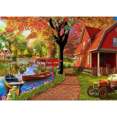 Puzzle 300 Teile,Puzzle für Erwachsene,EIN Herausforderndes Rätsel,Puzzles 300 Teile Erwachsene,Puzzlespiele Für Die Ganze Familie Geschenke,Herbstliche Bauernhoflandschaft Puzzle 300 Teile,Puzzle für Erwachsene,EIN Herausforderndes Rätsel,Puzzles 300 Teile Erwachsene,Puzzlespiele Für Die Ganze Familie Geschenke,Herbstliche Bauernhoflandschaft von Lituor