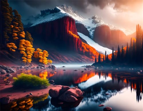 Puzzle 300 Teile EIN Herausforderndes Rätsel Pädagogisches Spielzeug Geschenke Klassische Bergflusslandschaft Puzzles Für Erwachsene,Jigsaw Puzzle für Die Ganze Familie 38x26 cm Puzzle 300 Teile EIN Herausforderndes Rätsel Pädagogisches Spielzeug Geschenke Klassische Bergflusslandschaft Puzzles Für Erwachsene,Jigsaw Puzzle für Die Ganze Familie 38x26 cm von Lituor
