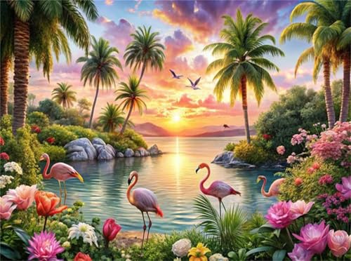 Puzzle 300 Teile EIN Herausforderndes Rätsel Pädagogisches Spielzeug Geschenke Klassische Sonnenuntergang am Meer Puzzles Für Erwachsene,Jigsaw Puzzle für Die Ganze Familie 38x26 cm von Lituor