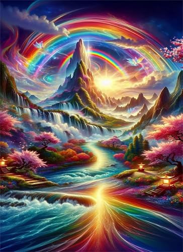 Puzzle 500 Teile,Puzzle für Erwachsene,EIN Herausforderndes Rätsel,Puzzles 500 Teile Erwachsene,Puzzlespiele Für Die Ganze Familie Geschenke,Buntes Wunderland von Lituor