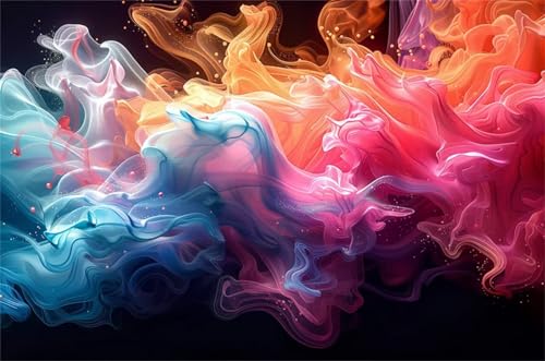 Puzzle 500 Teile,Puzzle für Erwachsene,EIN Herausforderndes Rätsel,Puzzles 500 Teile Erwachsene,Puzzlespiele Für Die Ganze Familie Geschenke,Farbiger Rauch von Lituor
