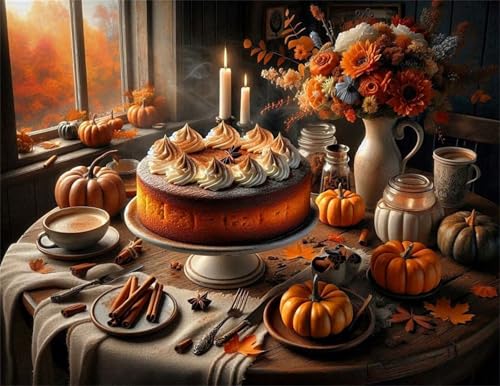 Puzzle 500 Teile,Puzzle für Erwachsene,EIN Herausforderndes Rätsel,Puzzles 500 Teile Erwachsene,Puzzlespiele Für Die Ganze Familie Geschenke,Kürbiskuchenstrauß von Lituor