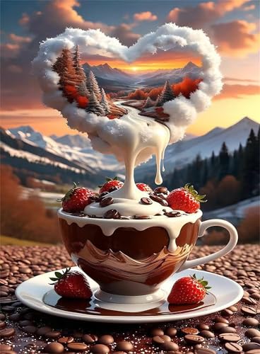 Puzzle 500 Teile,Puzzle für Erwachsene,EIN Herausforderndes Rätsel,Puzzles 500 Teile Erwachsene,Puzzlespiele Für Die Ganze Familie Geschenke,Malerischer Erdbeerkaffee Puzzle 500 Teile,Puzzle für Erwachsene,EIN Herausforderndes Rätsel,Puzzles 500 Teile Erwachsene,Puzzlespiele Für Die Ganze Familie Geschenke,Malerischer Erdbeerkaffee von Lituor