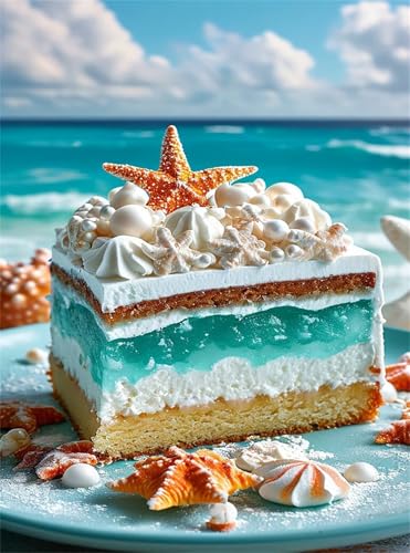 Puzzle 500 Teile,Puzzle für Erwachsene,EIN Herausforderndes Rätsel,Puzzles 500 Teile Erwachsene,Puzzlespiele Für Die Ganze Familie Geschenke,Seesternkuchen von Lituor
