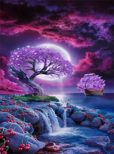 Puzzle 500 Teile EIN Herausforderndes Rätsel Pädagogisches Spielzeug Geschenke Klassische Mondbaum-Segelboot Puzzles Für Erwachsene,Jigsaw Puzzle für Die Ganze Familie 52x38 cm Puzzle 500 Teile EIN Herausforderndes Rätsel Pädagogisches Spielzeug Geschenke Klassische Mondbaum-Segelboot Puzzles Für Erwachsene,Jigsaw Puzzle für Die Ganze Familie 52x38 cm von Lituor