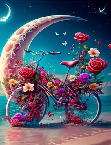 Puzzle 70 Teile,Puzzle für Erwachsene,EIN Herausforderndes Rätsel,Puzzles 70 Teile Erwachsene,Puzzlespiele Für Die Ganze Familie Geschenke,Fahrräder Blumen Strand von Lituor