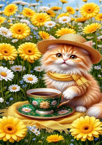 Puzzle 70 Teile,Puzzle für Erwachsene,EIN Herausforderndes Rätsel,Puzzles 70 Teile Erwachsene,Puzzlespiele Für Die Ganze Familie Geschenke,Gänseblümchen Blumen Katze Puzzle 70 Teile,Puzzle für Erwachsene,EIN Herausforderndes Rätsel,Puzzles 70 Teile Erwachsene,Puzzlespiele Für Die Ganze Familie Geschenke,Gänseblümchen Blumen Katze von Lituor